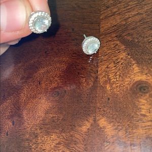 Diamond Frame Studs from Zales